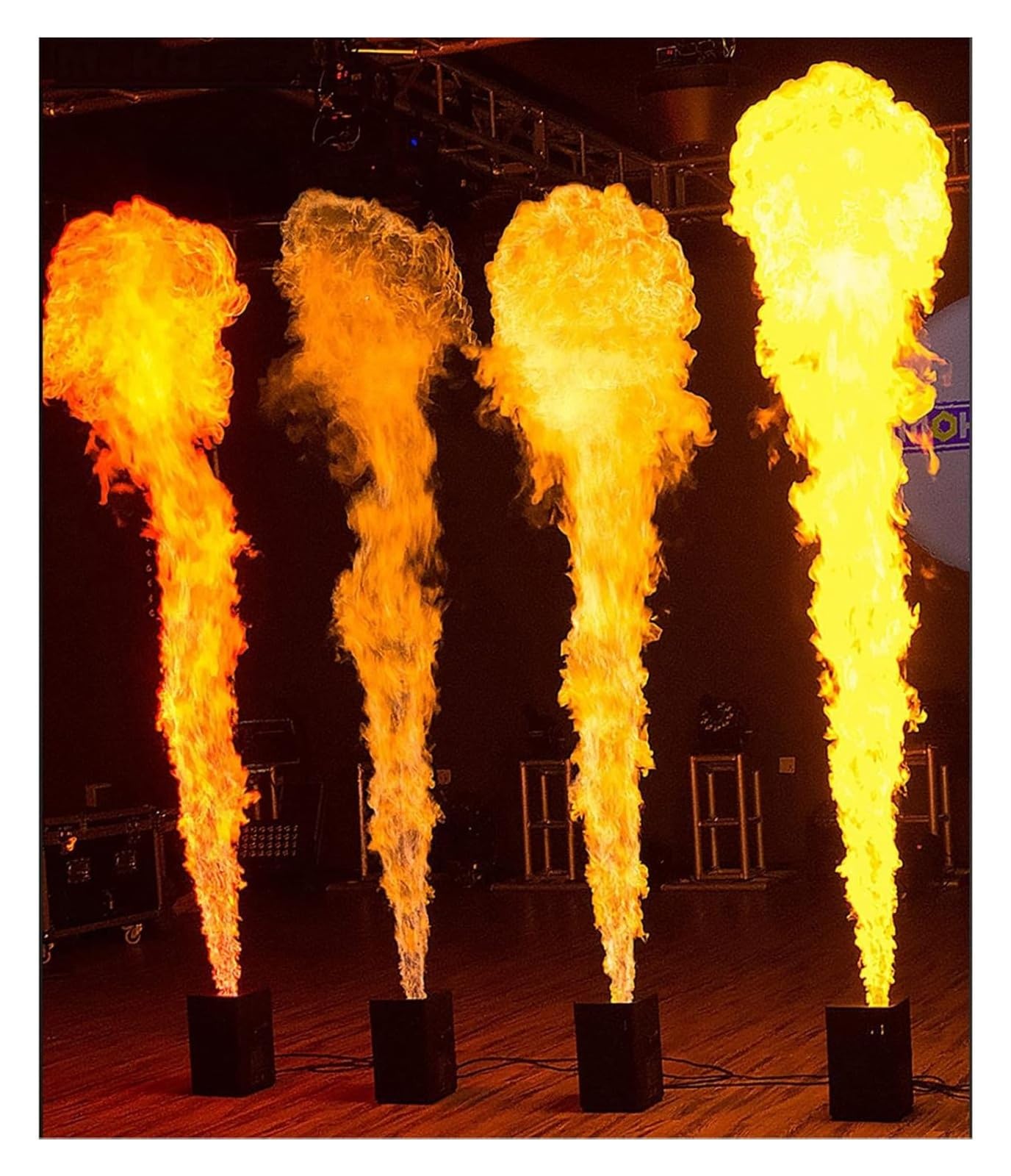 Macchina a effetti speciali per il fuoco, macchina a getto DJ, altezza della fiamma: 3M (10 piedi) con canale di sicurezza per lo stadio interno