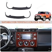 Vista 6 de Cubierta de ribete lateral de navegación compatible con Toyota FJ Cruiser 2007-2021, cubierta de ribete lateral de navegación para salpicadero