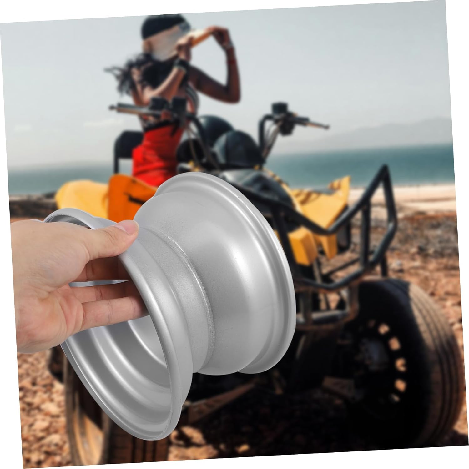 Unomor 3holes Atv Wheel Rim Three Hub for Models Easy Installation Construction for Off-road Use and Go-kart Parts