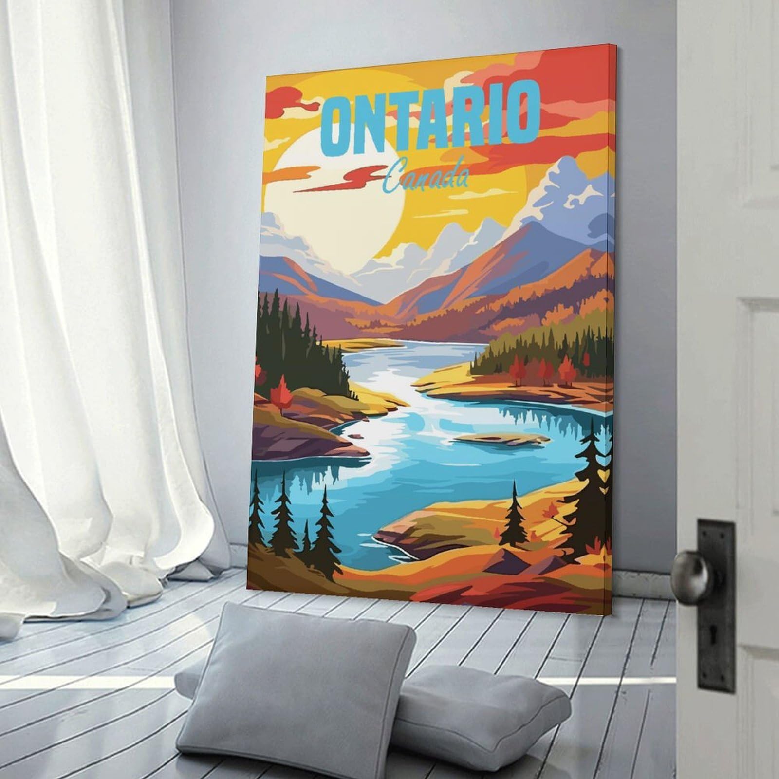 Junmoney Room Decor Wall Art Ontario Canada, 20x30inch(50x75cm), for Gallery Wall Layouts in Home Or Office, Home Wall Art for Statement Displays