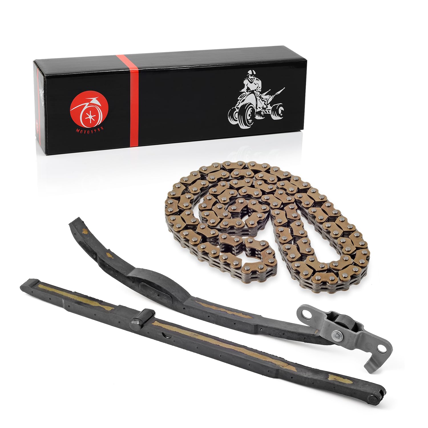 Cam Timing Chain & Guides For Yamaha YZ250F 2001-2009 WR250F 2001-2013 5NL-12251-10-00 5NL-12252-00-00