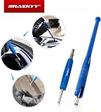 HASKYY Pâte de Montage Pneus Noire 5 kg – Kit de Montage Pneus avec Démonte-Obus, Tire-Valve, Pince d’Équilibrage pour Masses Adhésives et à Frapper & Craie Grasse - 4