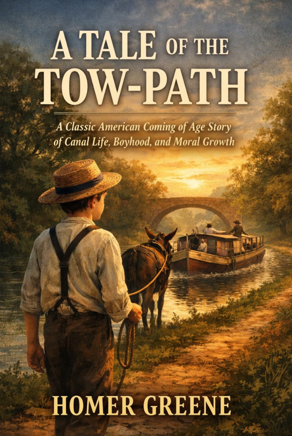 A Tale of the Tow-Path: A Classic American Coming of Age Story of Canal Life, Boyhood, and Moral Growth