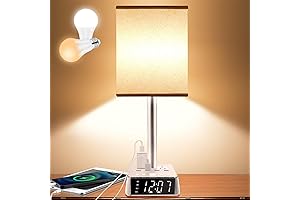 Lamp Clock: A Timeless Nightstand Companion