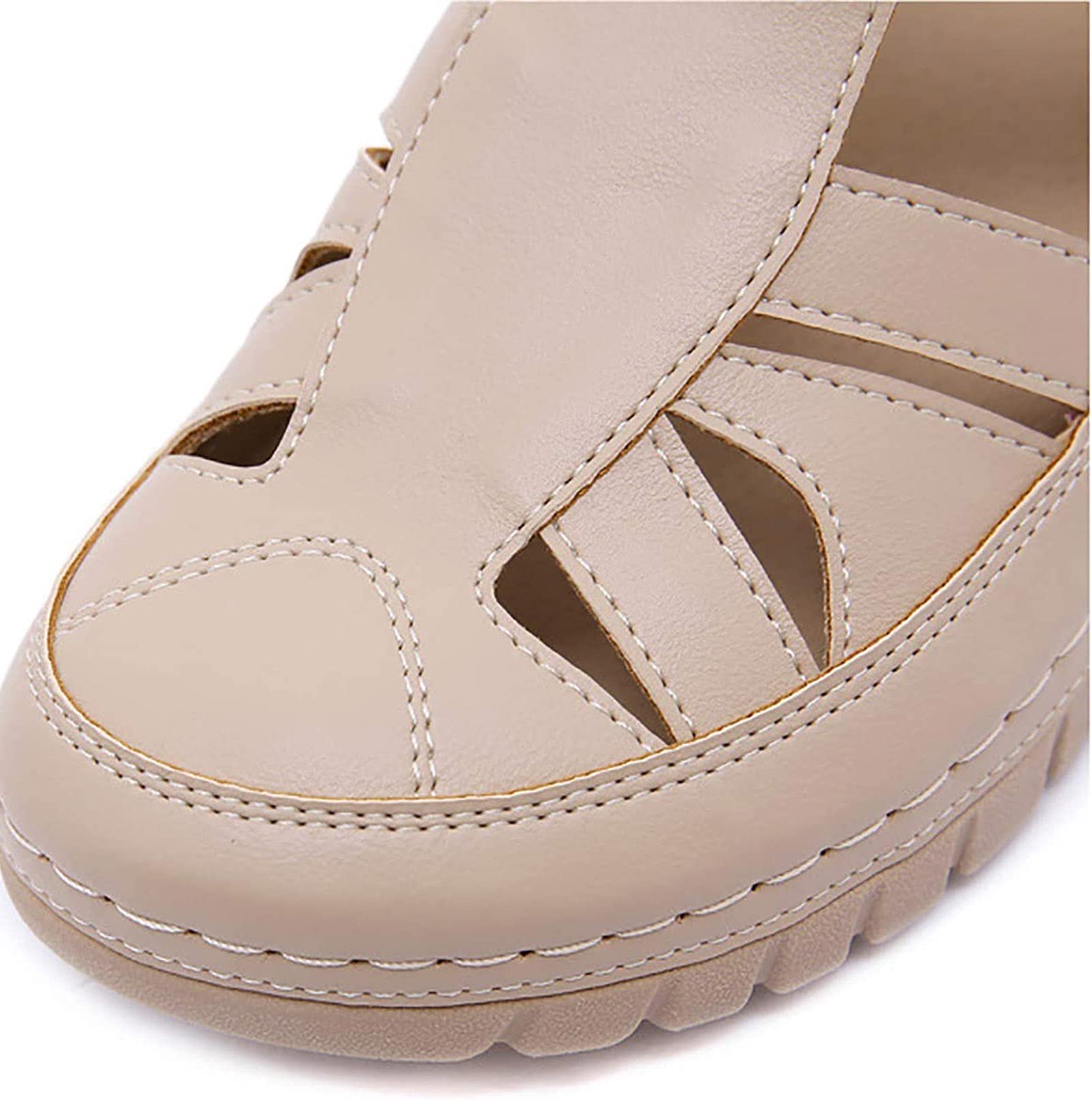 Sandalias Planas Para Mujer ZLZNX - Con Correa Ajustable, Suela De Goma Y Tacón De 4 Cm, Talla CN39