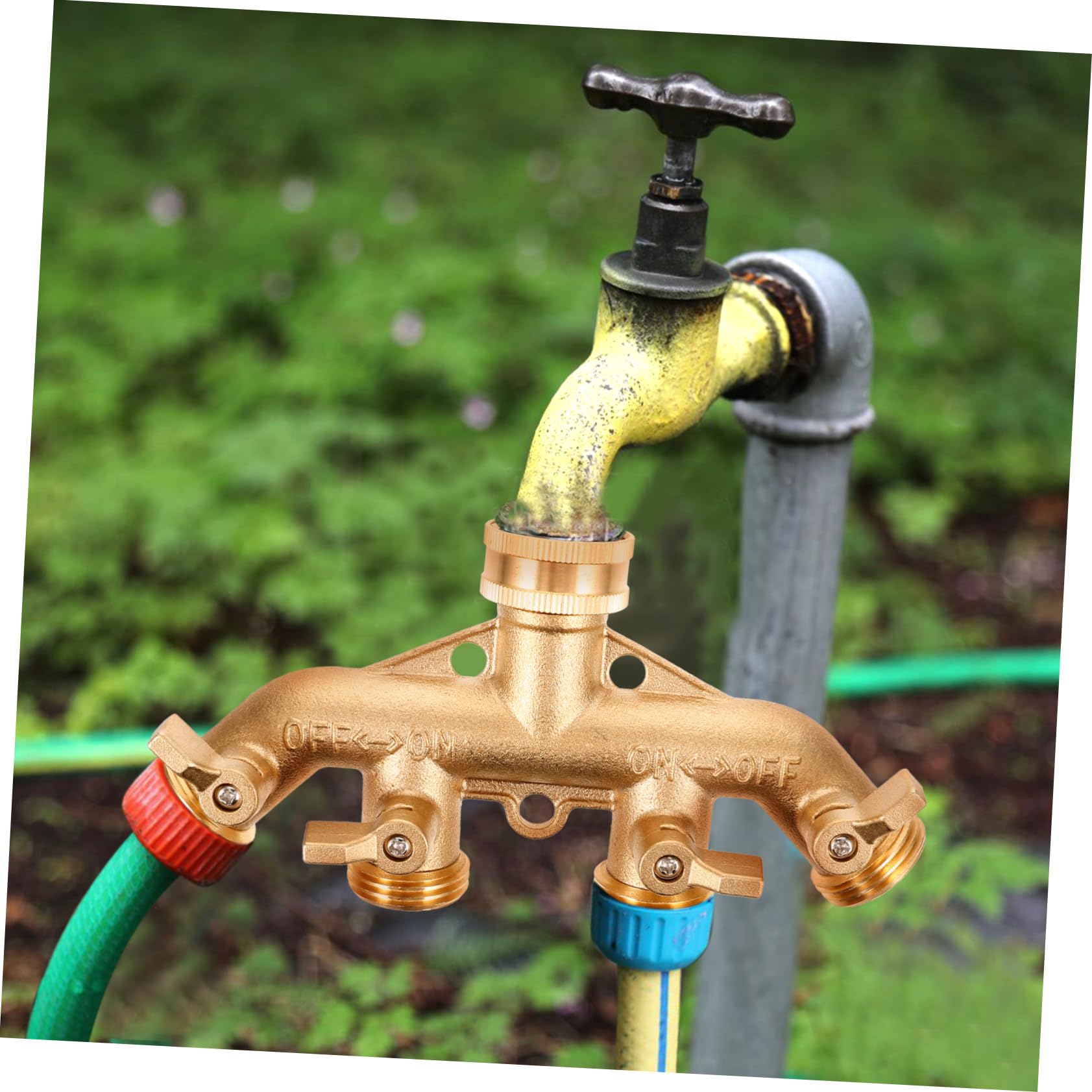 Divisore Regolabile per Tubo da Giardino Connettore per Tubo da Casa Divisore per Rubinetto Vie Raccordi Regolabili Connettore Rapido Regolabile