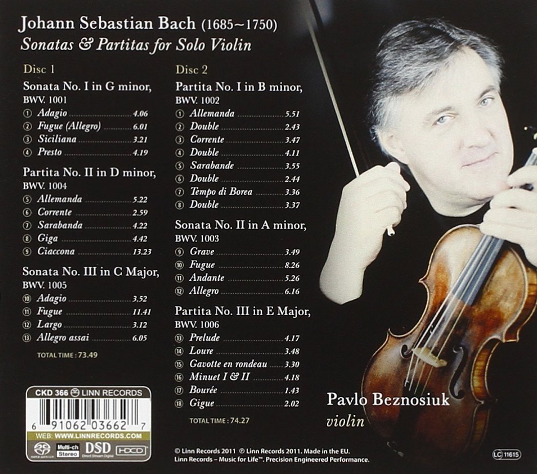 Sonate E Partite Per Violino (Superaudio Cd Ibrido)