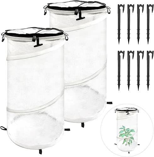 2 Pack Pop Up Mini Greenhouse for Raised Garden Bed