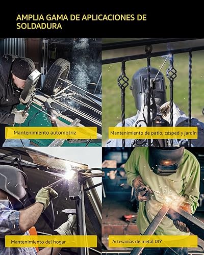 Miniatura 5 de Soldador de palo real 205A, Pantalla LED grande amigable Synergy 2 en 1 MMALift TIG Máquina de soldadura TIG Kit de soldador de arco de doble