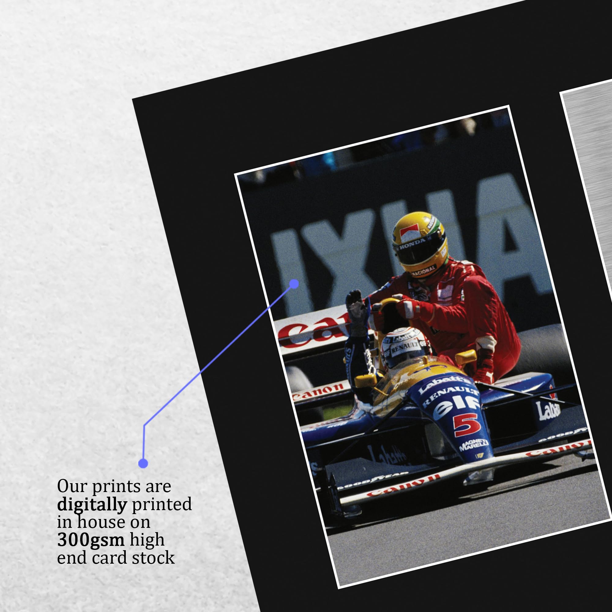 Amazon.com: HWC Trading Nigel Mansell & Ayrton Senna Formula 1