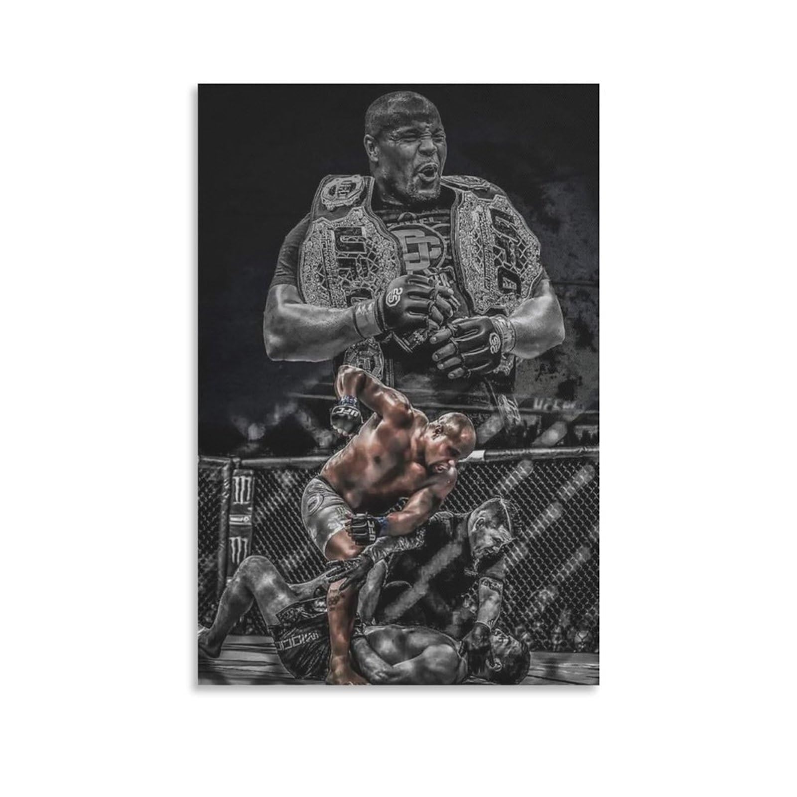 ASUIU Daniel Cormier Canvas Poster Print Photo Art Painting Canvas Poster Home Modern Decor Posters 20x30inch(50x75cm)