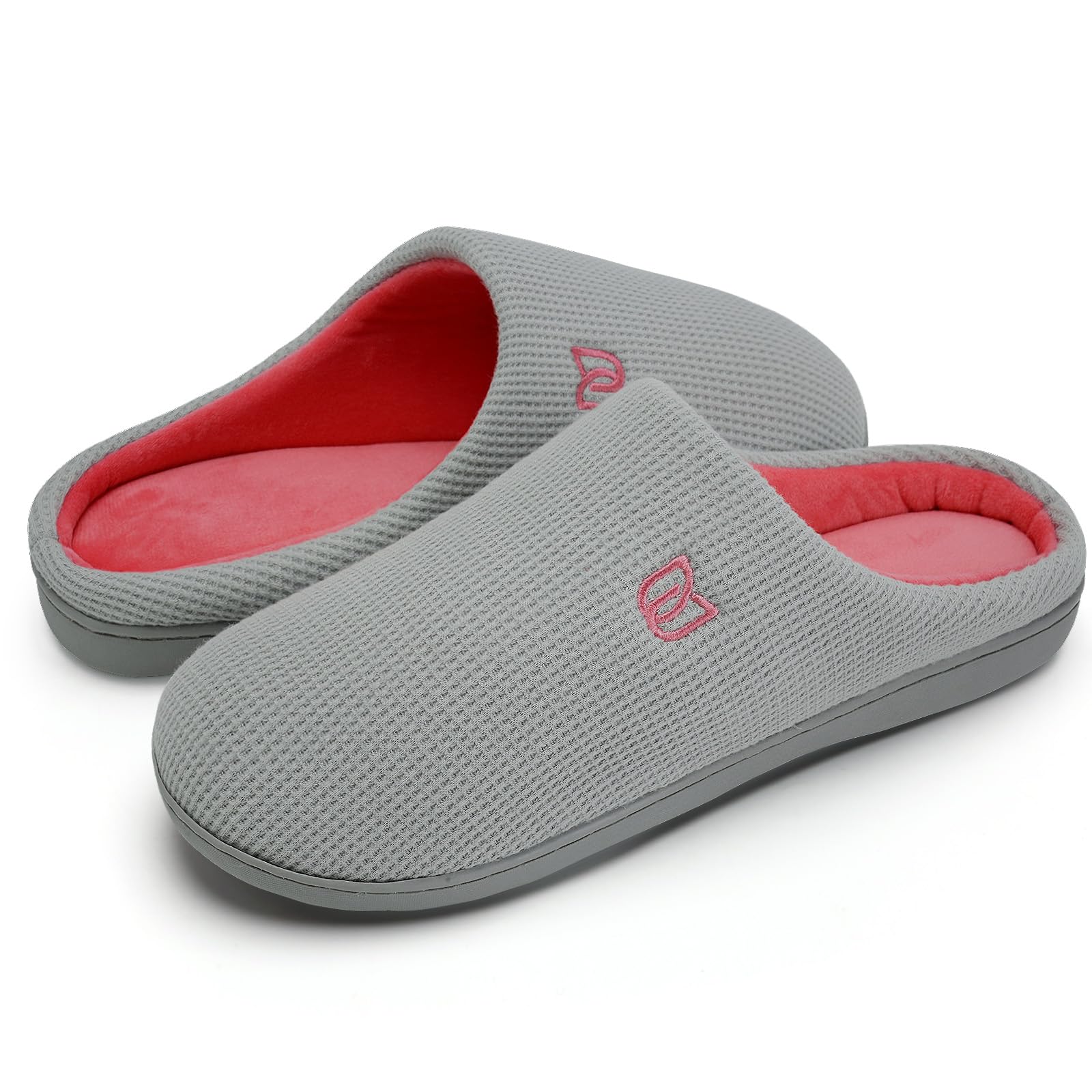 WateLves Pantofole Uomo Unisex Donna Antiscivolo Scarpe Inverno Peluche Morbido Ciabatte in Memory Foam