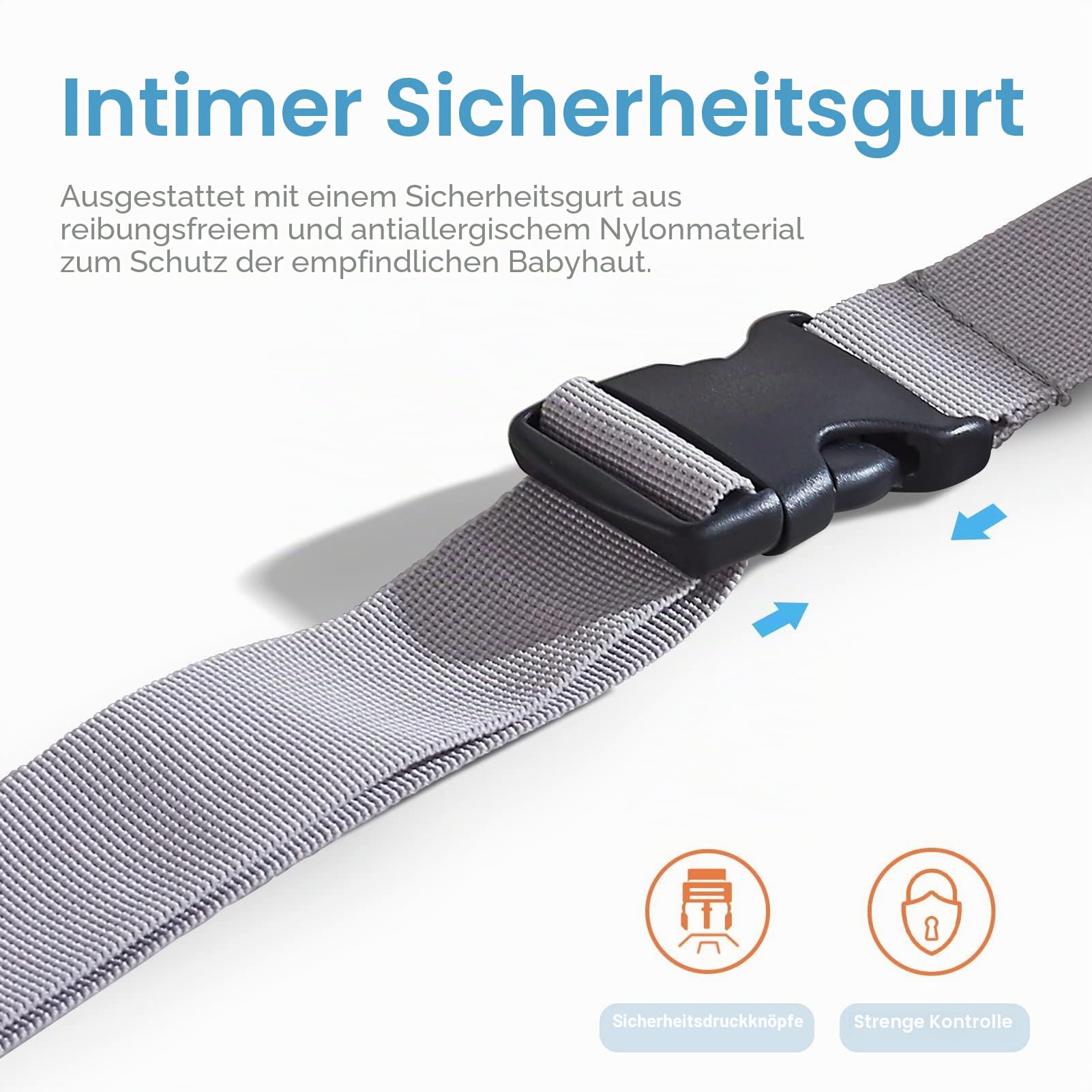 Wandmontierter Wickeltisch, klappbarer Wickeltisch, Wickelstation mit Sicherheitsgurt, horizontaler Wickeltisch für Windeln, Wickelstation für öffentliche Toiletten
