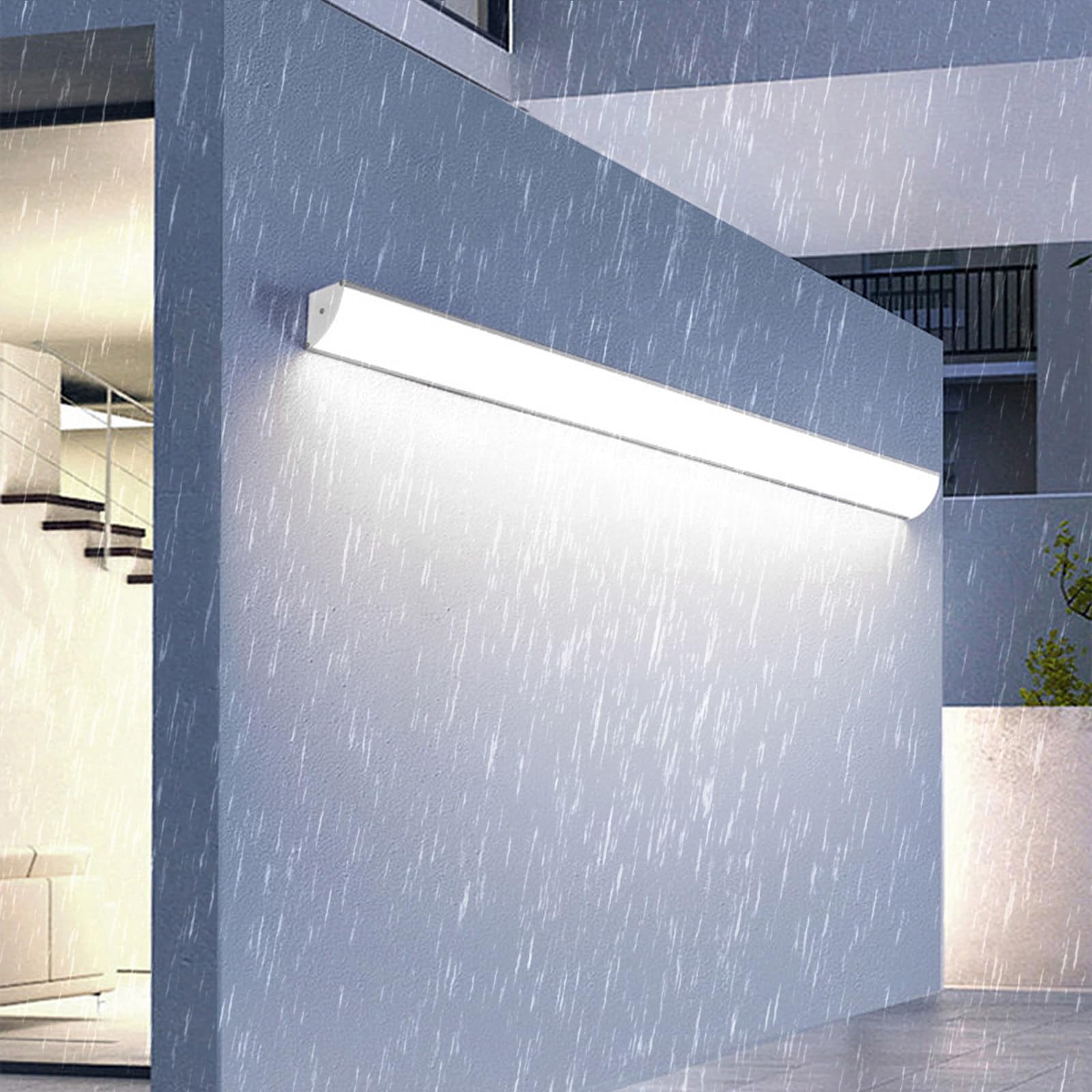 Applique Murale d'extérieur étanche IP65 à LED, éclairage Moderne pour terrasse, extérieur/intérieur, en Aluminium, Longue, pour Balcon, Jardin, décoration