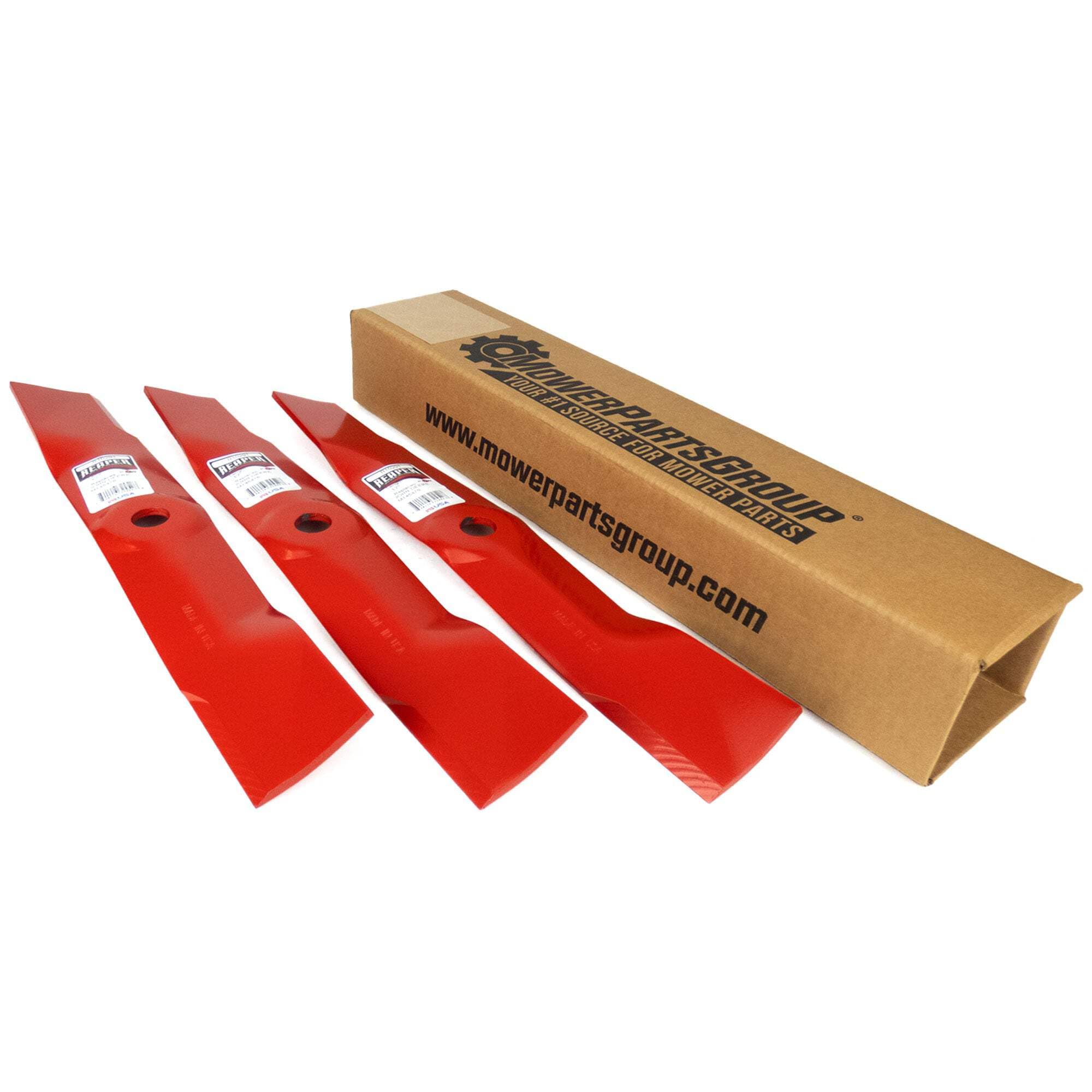 Amazon.com - MowerPartsGroup (3) Blades Fits John Deere GT LX & X