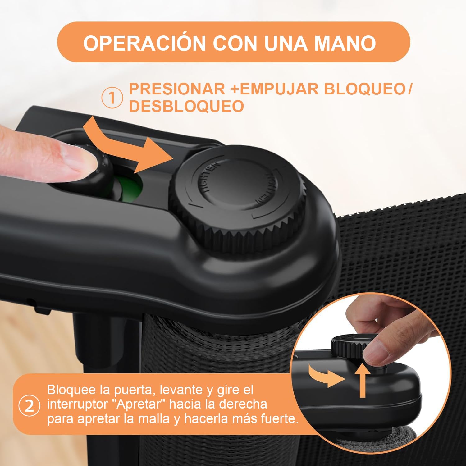 Puerta de escalera extensible para bebés, 0-300 cm, 83cm de alto, persiana para escaleras con barrera para bebés, puerta de escalera extensible, adecuada para escaleras/puertas/interiores y exteriores