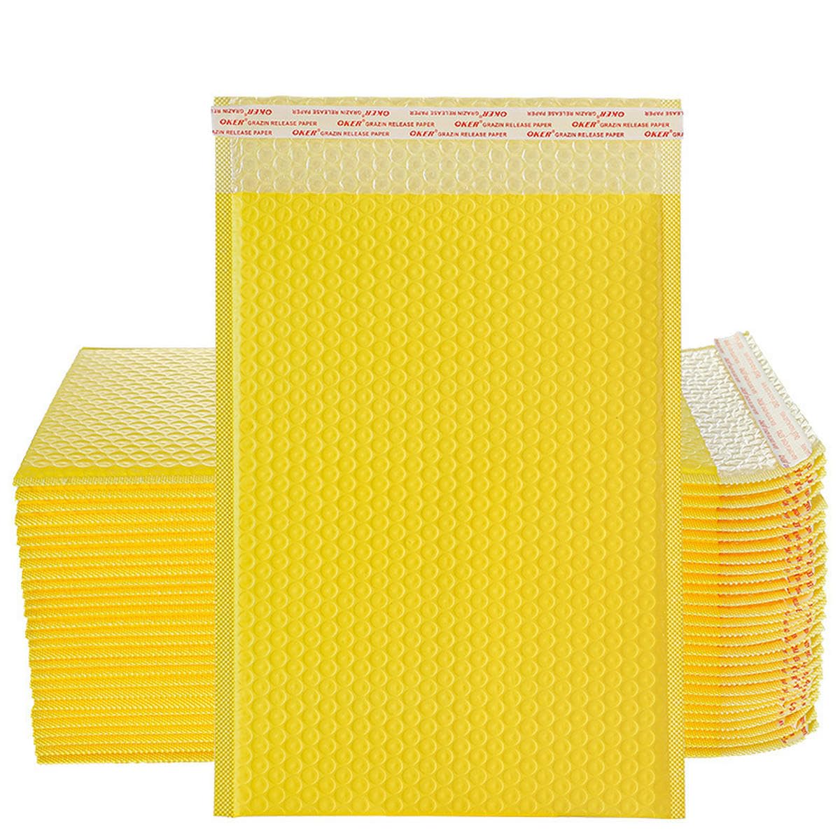 Buste imbottite a bolle d'aria 15x20 18x23 cm Imballaggi autosigillanti Forniture per piccole imprese Buste imbottite Buste a bolle d'aria Sacchetti postali-20x25 cm-50 pezzi