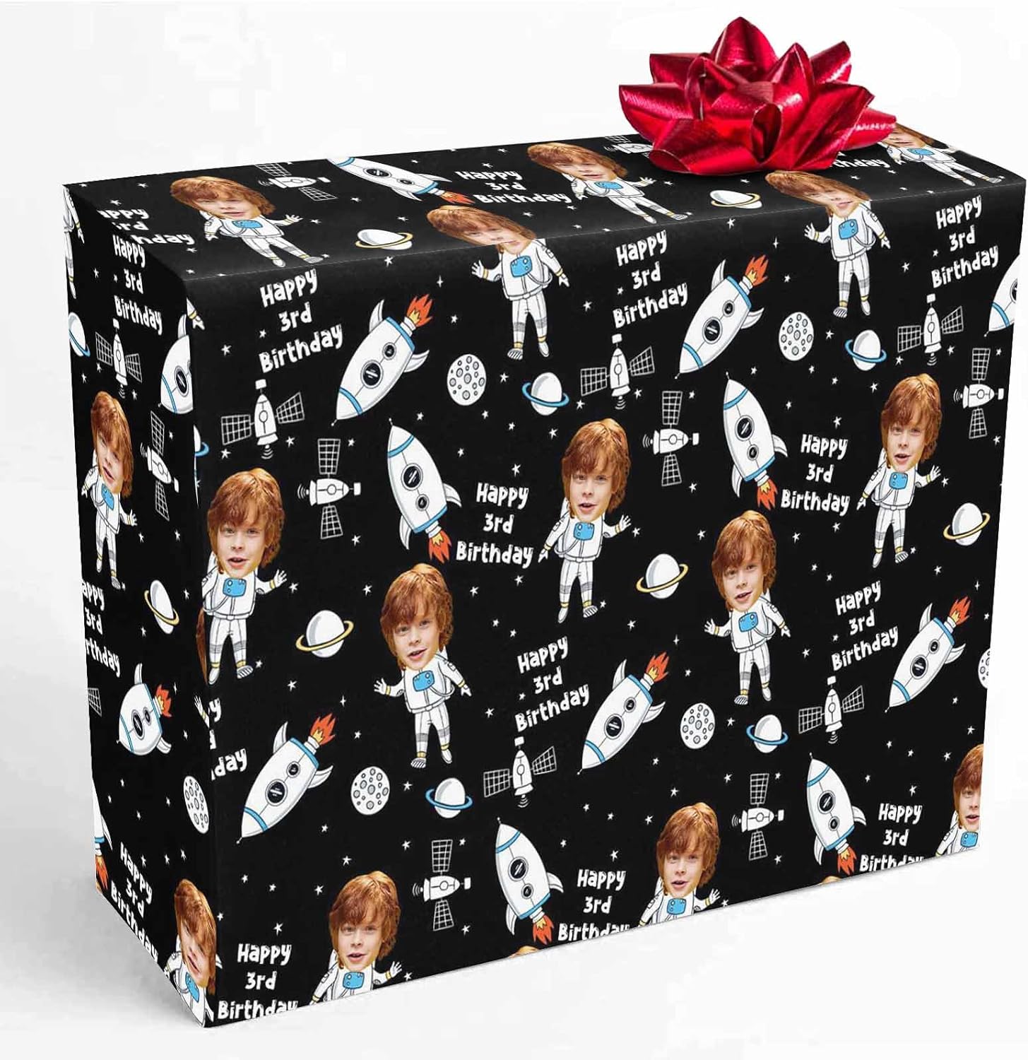Personalized Birthday Gift Wrap Paper Custom Photo Wrapping
