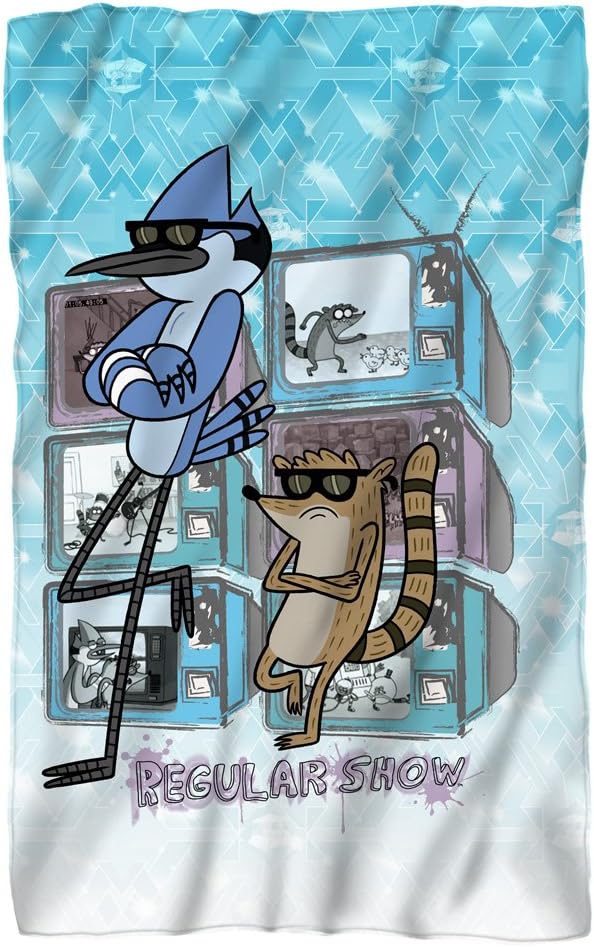 Cartoon Network TV Too Cool - Regular Show - Fleece Throw Blanket (36" x 58")