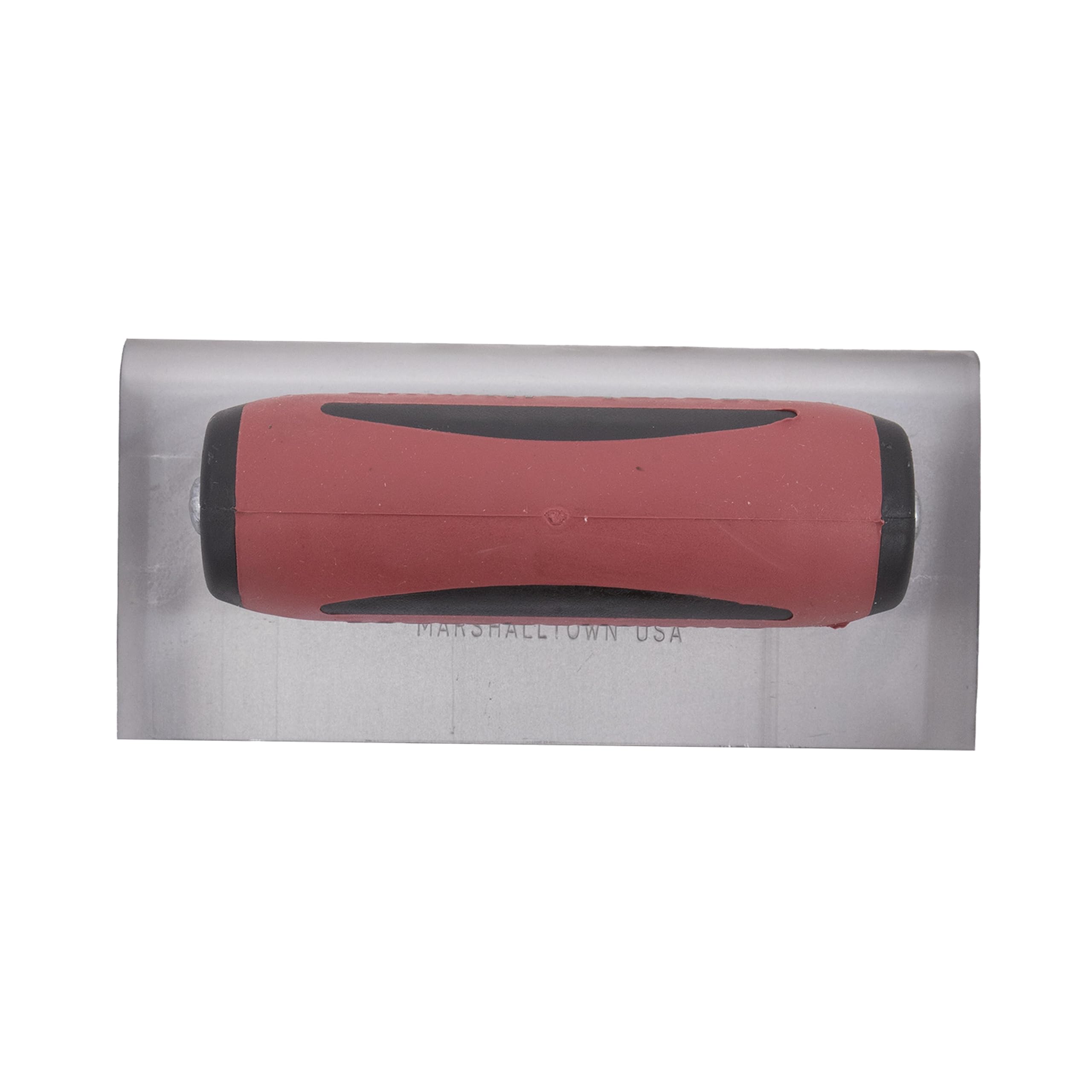 Marshalltown Truelle de Bordure, 14142, extrémités Droites, Manche Durasoft, R 10mm, L 13mm, Acier au Carbone, Dimensions : 152x76 mm