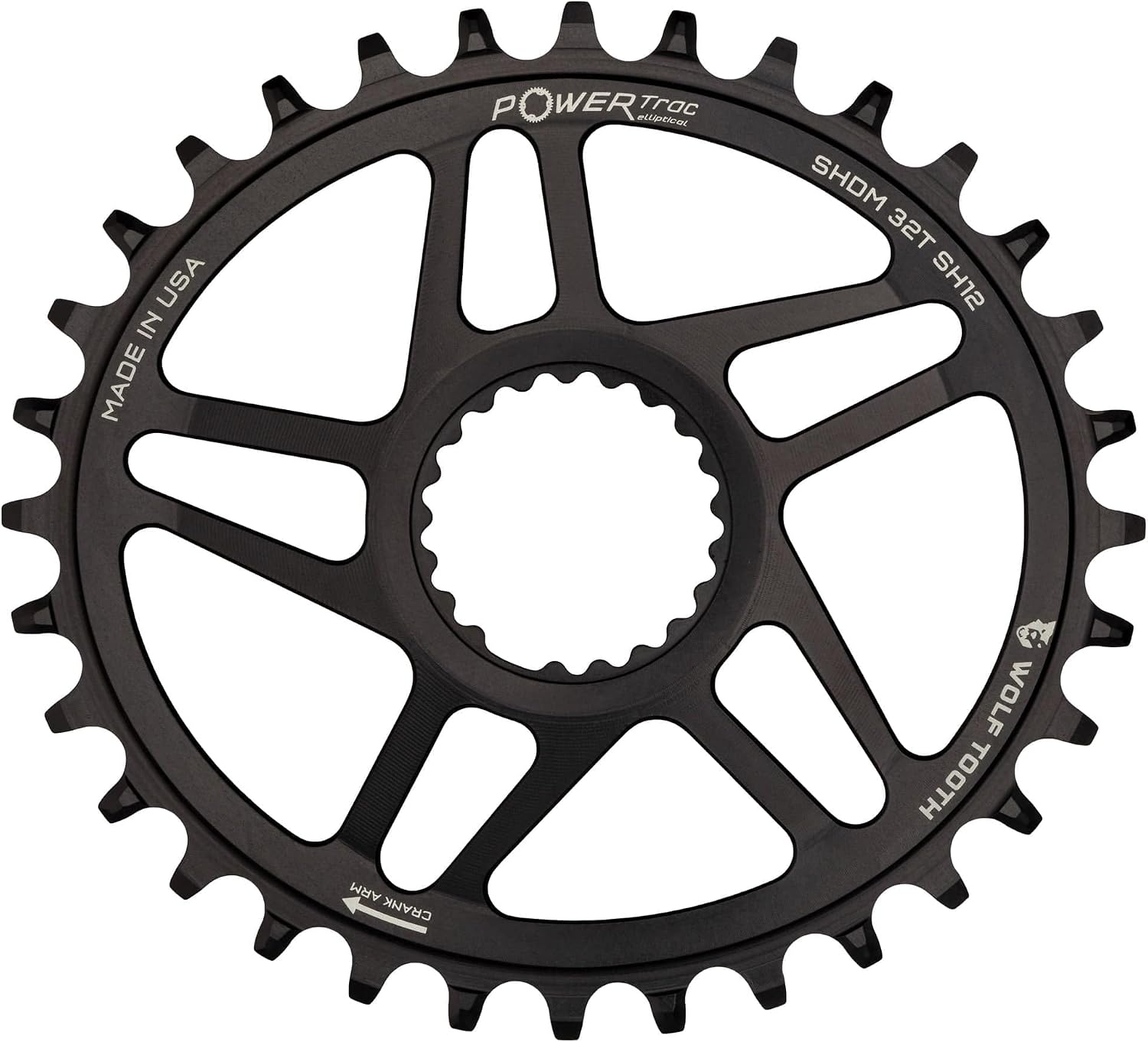 Wolf Tooth Components Shimano Boost 12-SPD Oval Chainring One Color, 36T