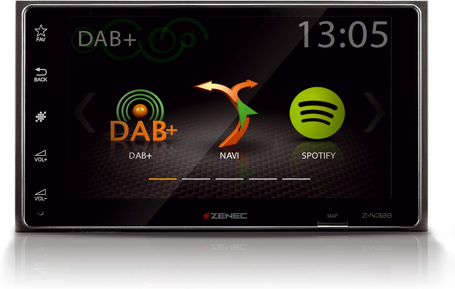 ZENEC Z-N328: Infotainer, 2-Din Mediencenter, Multimediasystem mit 6,2 ...