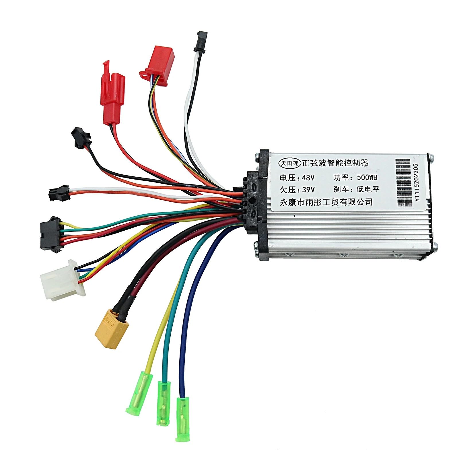 Centralina Monopattino Elettrico Scooter Elettrico con Kit Controller 36V/48V 500W Brushless Motor Controller(48V 500W Controller)
