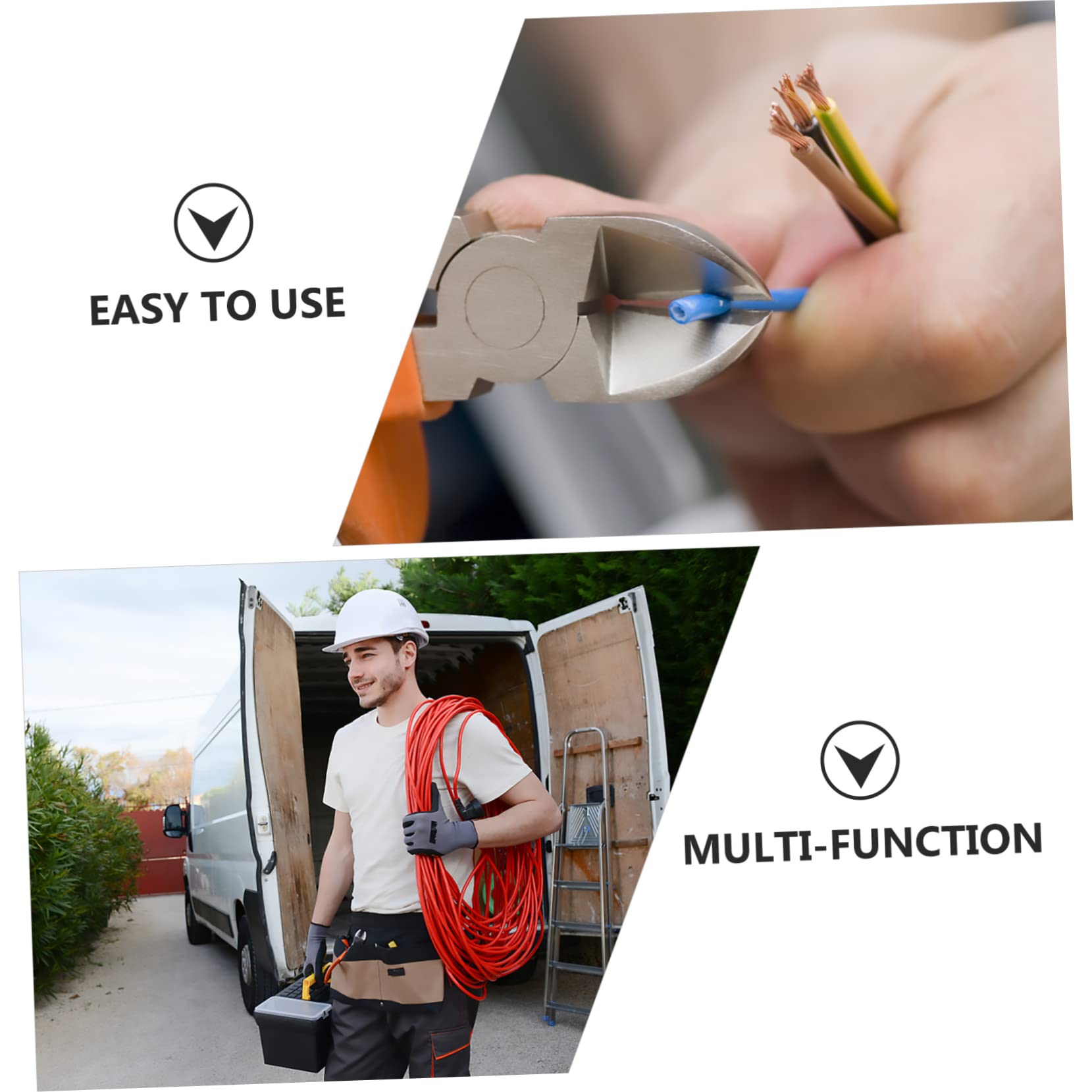 Pinza Per Utensili Multiuso Pinza Pratica Per Riparazioni Elettriche Impugnatura Comoda Materiali Ecosostenibili Leggera e Portatile Per Uso Quotidiano