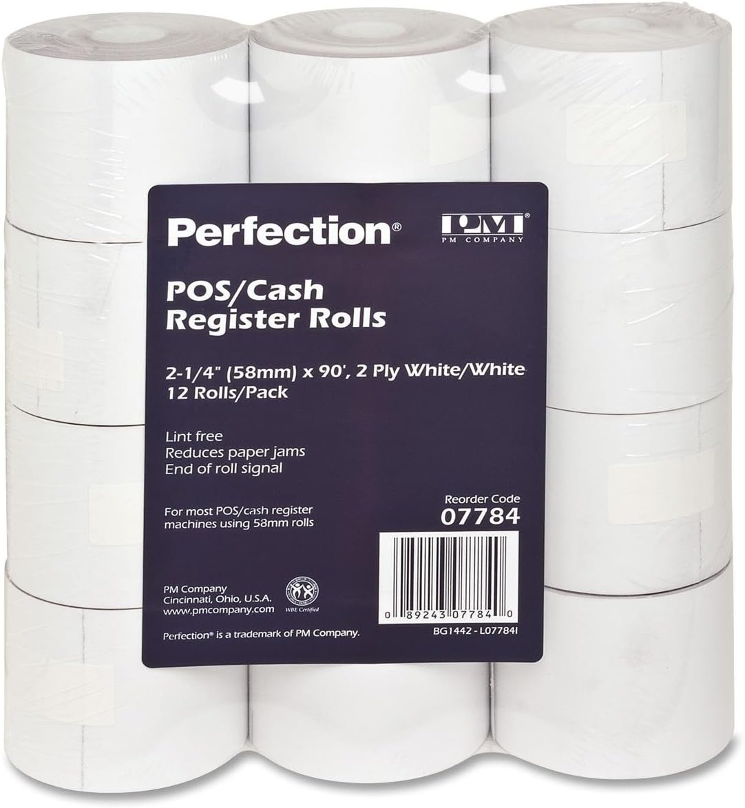 Accufax (Paper Mfr) TwoPly Calculator Receipt Paper Rolls