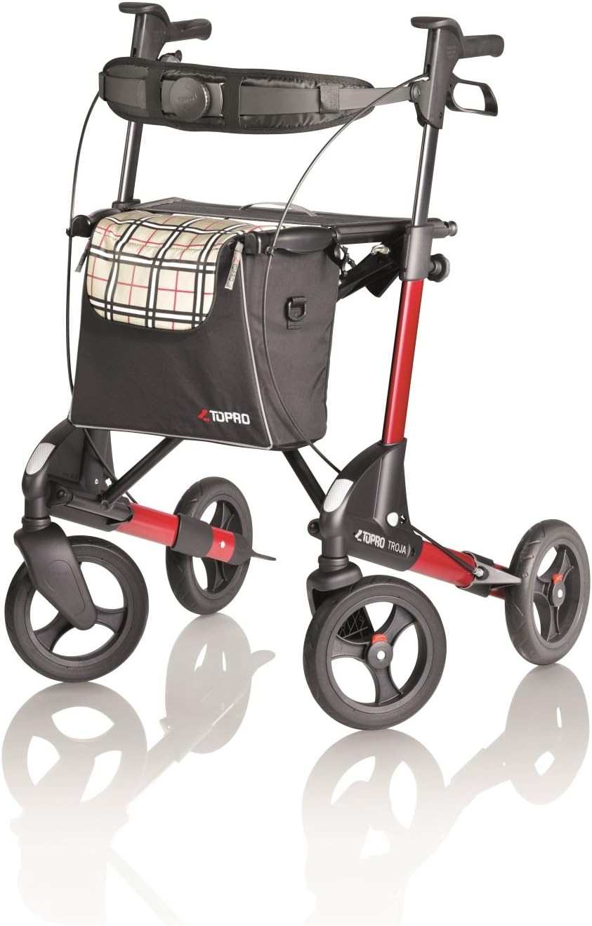 Topro - Troja 2G Rollator - Premium - Red (Small)