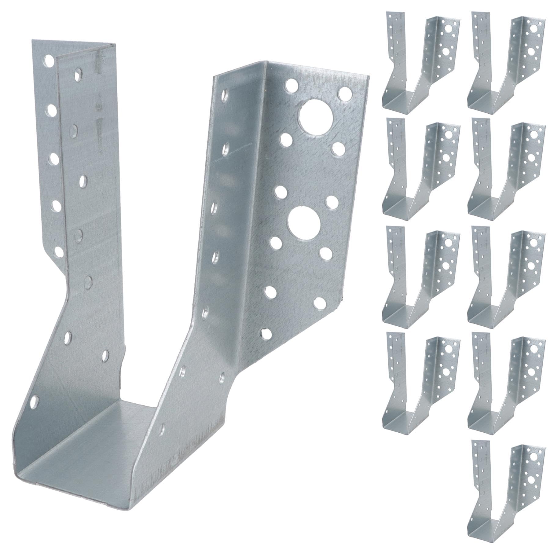 Multi Truss Hanger Joist Support Fixings 47mm (W) x 148mm (L) Galvanised 10pc