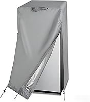 Vista 9 de Cubierta para refrigerador, cubierta impermeable y a prueba de polvo para proteger congeladores verticales y refrigeradores de bebidas, adecuada