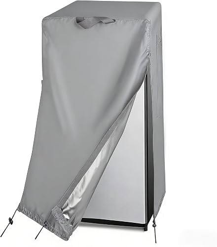 Mini Refrigerator Cover for Most 3.0 Cu Ft Compact Beverage Freezer-Grey