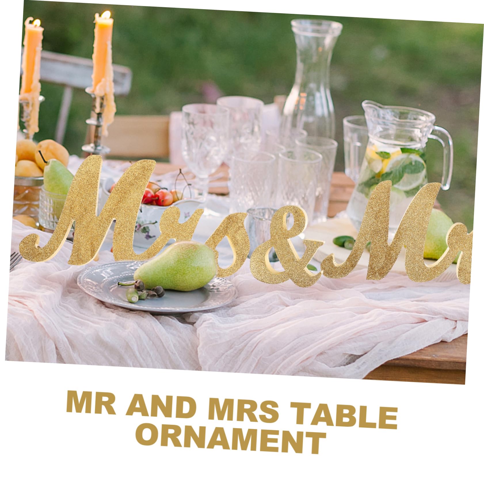 1 Satz Holzschilder für Hochzeiten Dekoration Valentinstag Party Accessoire Romantische Fotorequisiten für Hochzeitsfeiern Leicht und Kompakt für Einfache Handhabung