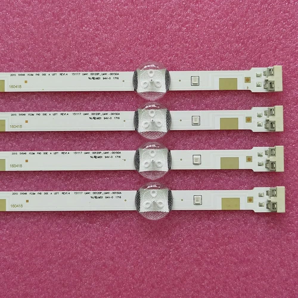 Compatible with 8pcs Strip Lights with UA48J5000 UE48J5000 UE48J5200AW UN48J6200 HG48AE460 UE48J5270 HG48AE570 V5DN-480SMA-R4 V5DN-480SMB-R3 2015 SVS48 for Enhanced Backlight
