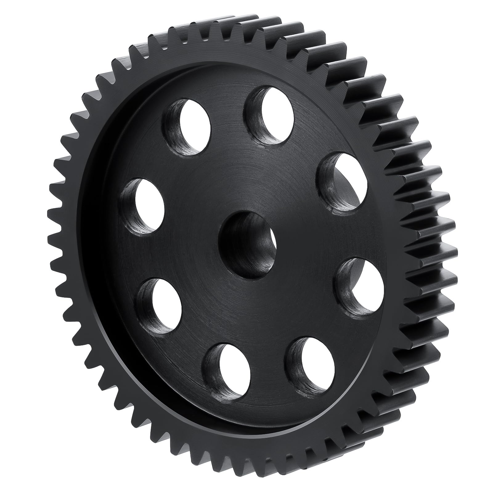 BRKRC Steel 8mm Bore Mod 1 41T 42T 49T 51T 52T 53T 55T 56T Pinion Motor Gear for Tra-xxas Slash X maxx 8S XRT 1/5 1/6 1/8 1/10 RC Car (52T)