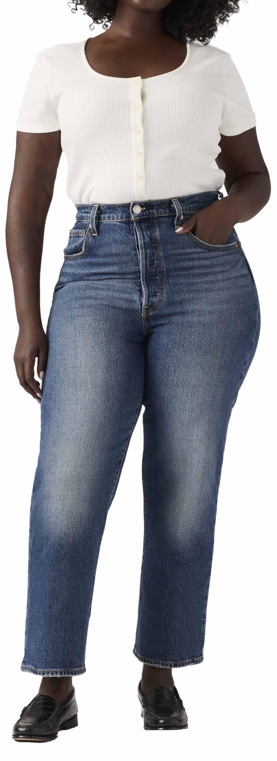 Levi's Ribcage Straight Ankle My Honor No Dx – Bild 8