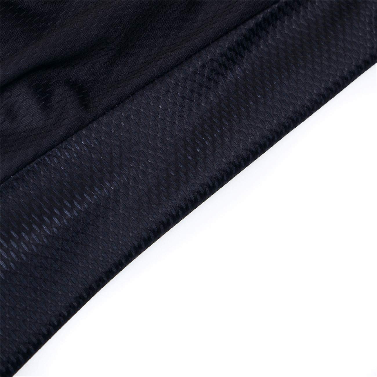 Manica Lunga Ciclismo Jersey Uomini, Autunno Traspirante Equitazione MTB Maglie Anti-UV Ciclismo Abbigliamento Quick Dry - nero - L petto 96/102 cm