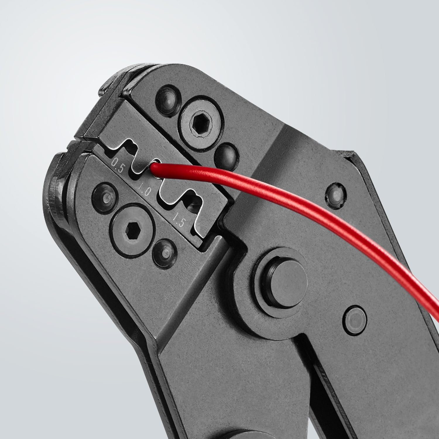 KNIPEX Pinza per capicorda versione corta con impugnature, 97 52 14 | multicomponente 195 mm