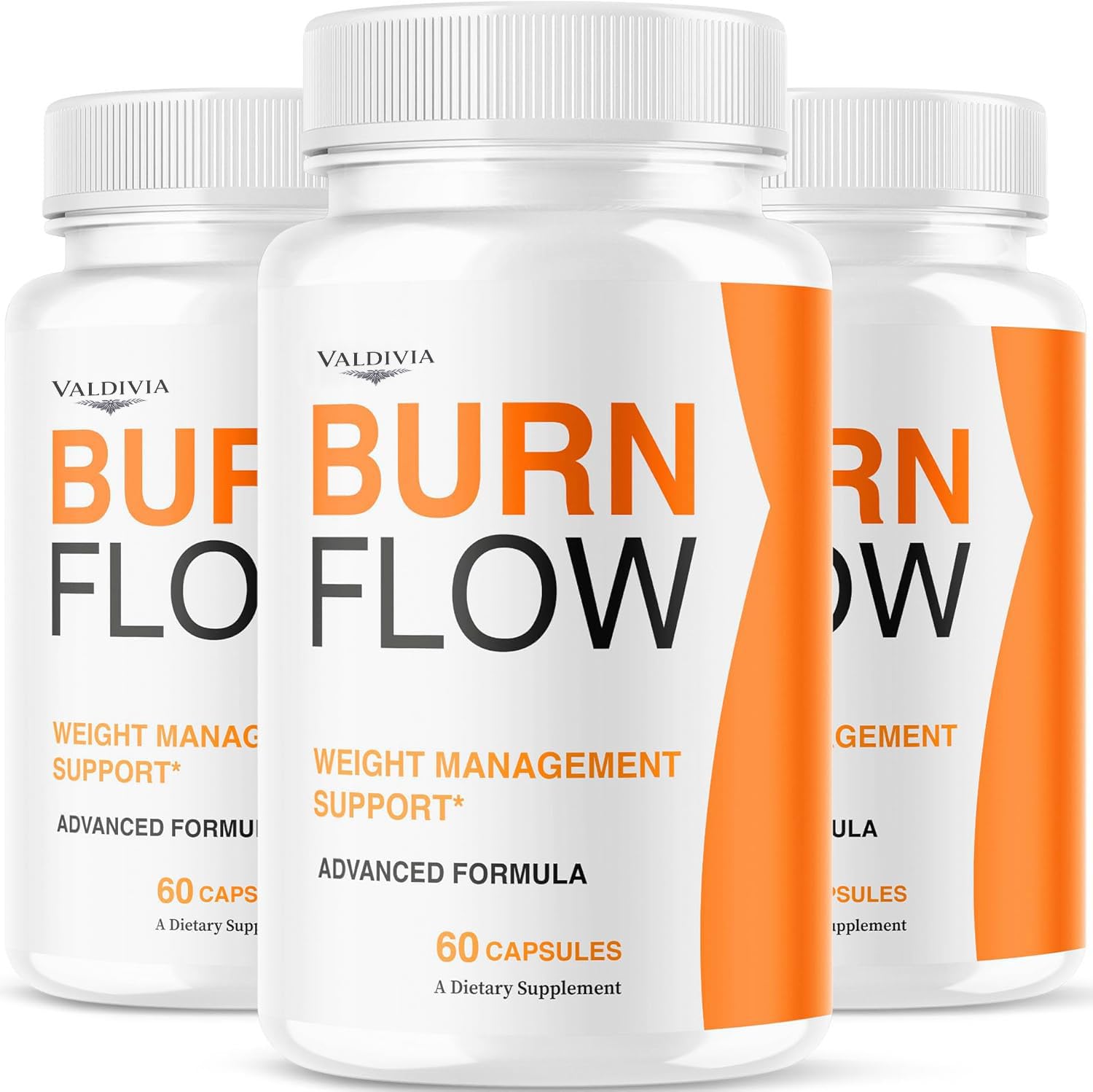 (3 Pack) urn Flow Capsules - Official Burn Flow Loss Capsules Premium Supplement Support Healthy Digestion, BurnFlow Pills Advanced Formula for Overall Health & Wellness, 180 Capsules for 3 Months