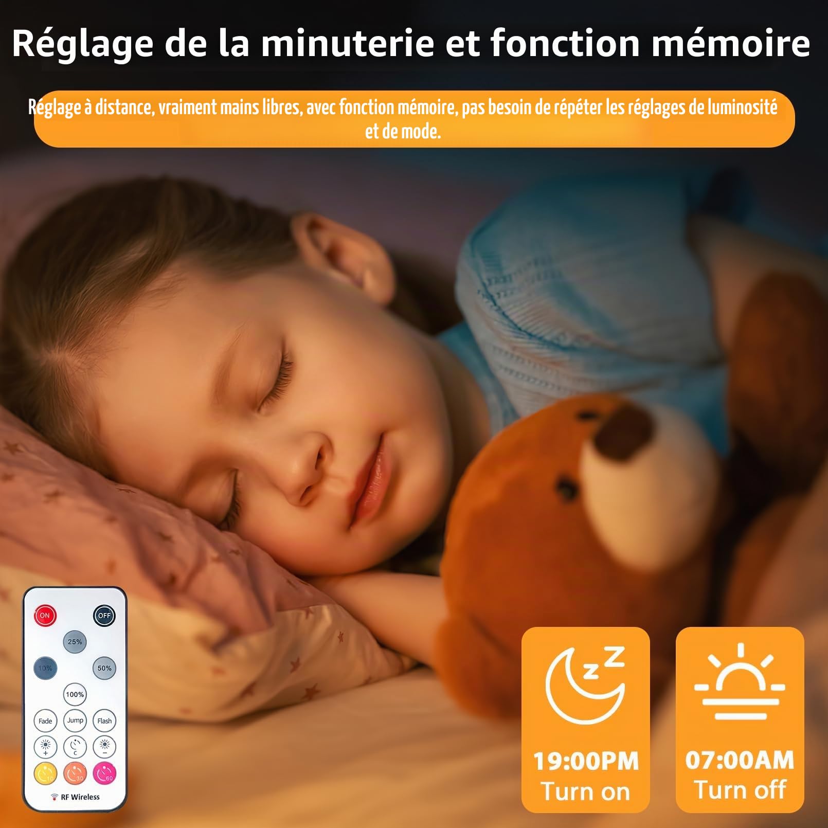 Lamomo Ruban LED 5M Blanc Chaud 12V Dimmable Néon Bande LED 3000K Etanche DIY Bande Lumineuse Flexible avec Alimentation et Télécommande IR pour Intérieur/Extérieur Maison Cuisine Décoration