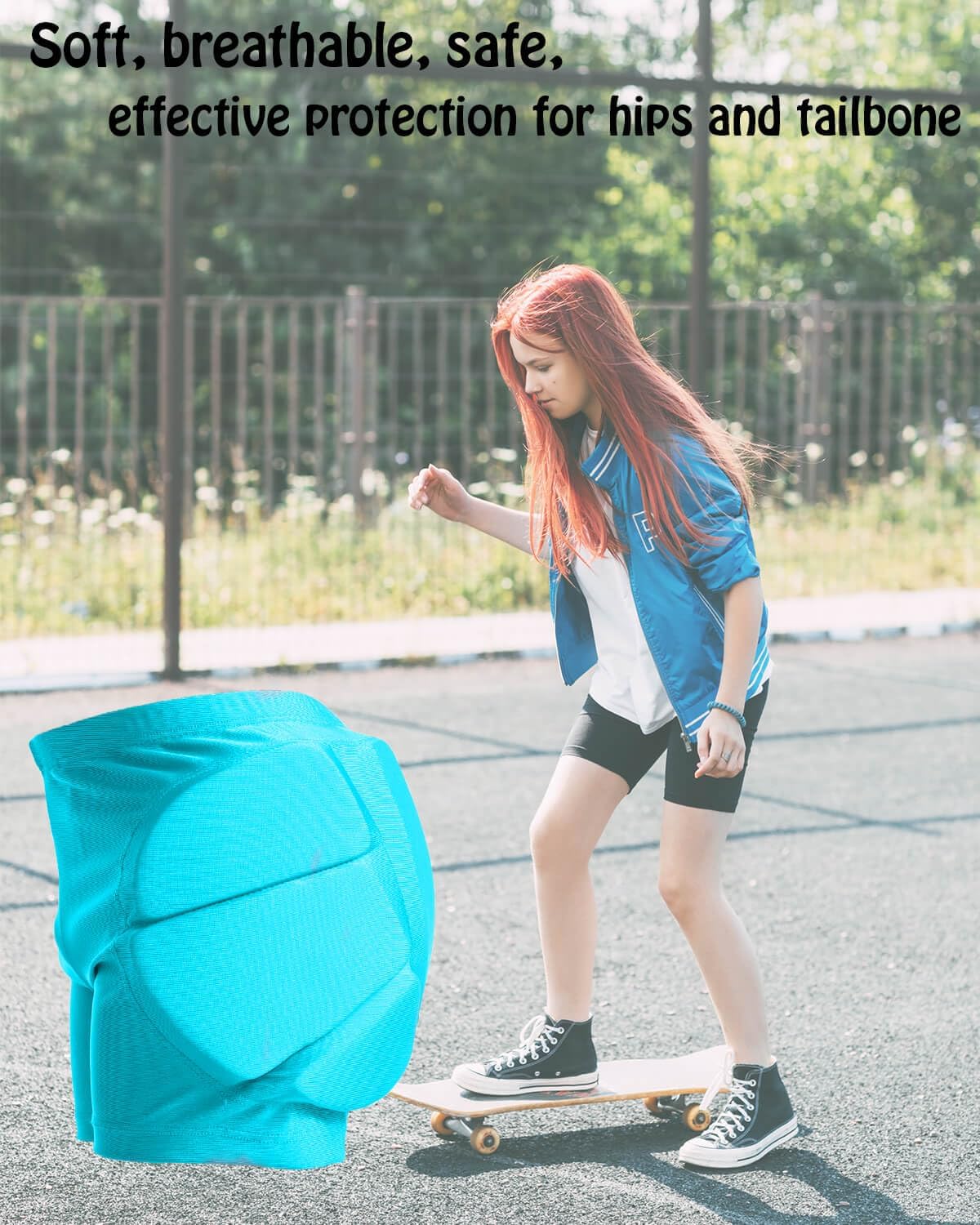 Reomoto Kids Hip Protection Pads Shorts Skiing Skating Snowboard Hip Protection Pads for Teenagers : Sports & Outdoors