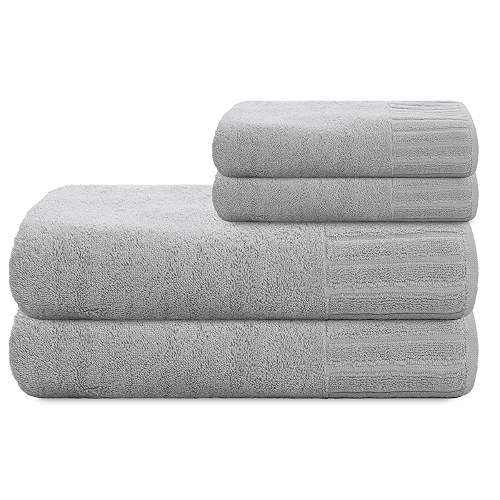 Jogo de Banho 4 peças - Banhão - 2 de rosto e 2 Velour fio penteado Select Alta gramatura 500g/m² 100% algodão nanosoft em alta torção Camesa