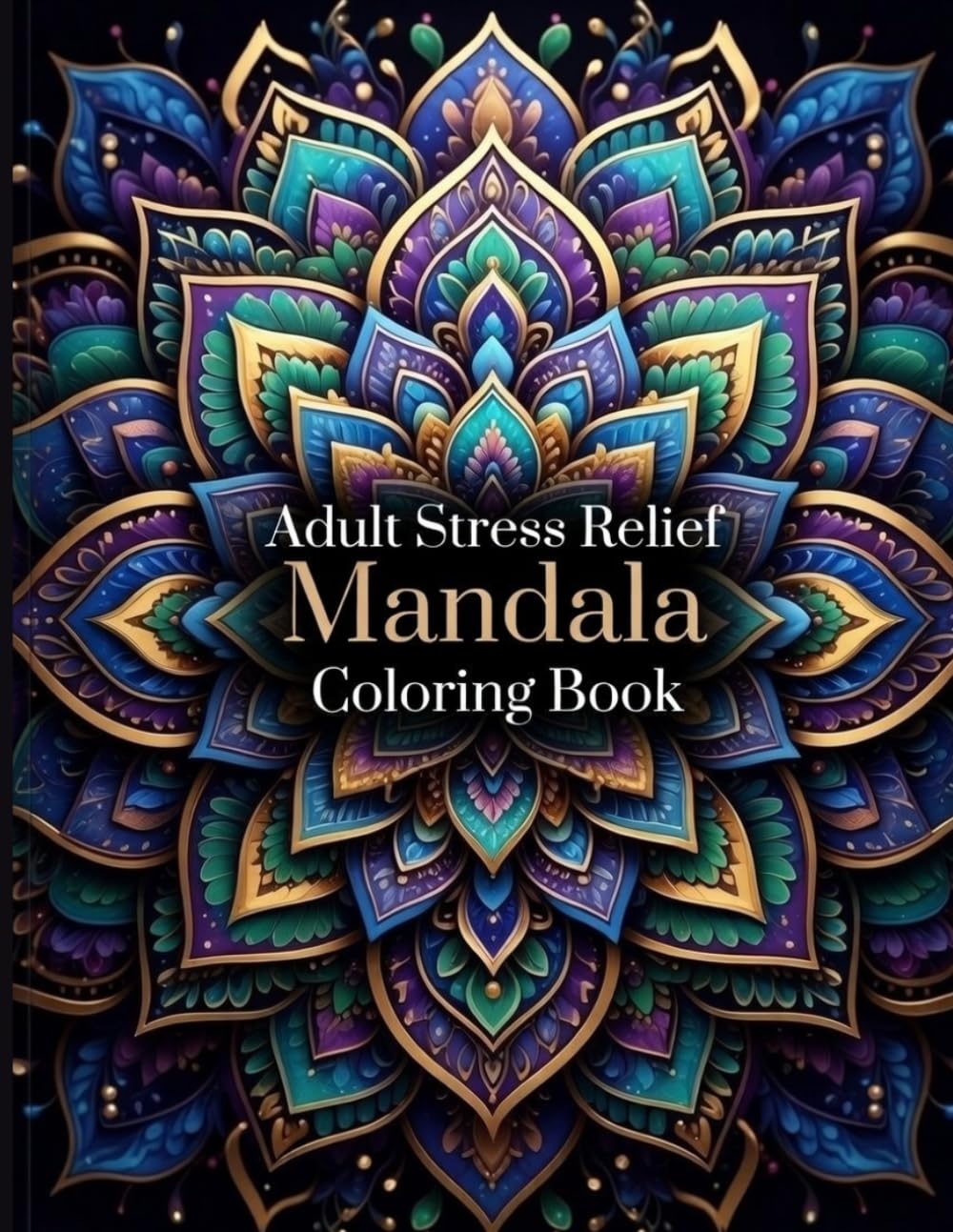 Elegant Mandalas: Coloring Book for Adults with Beautiful Mandalas for Mindfulness, Stress Relief, and Relaxation