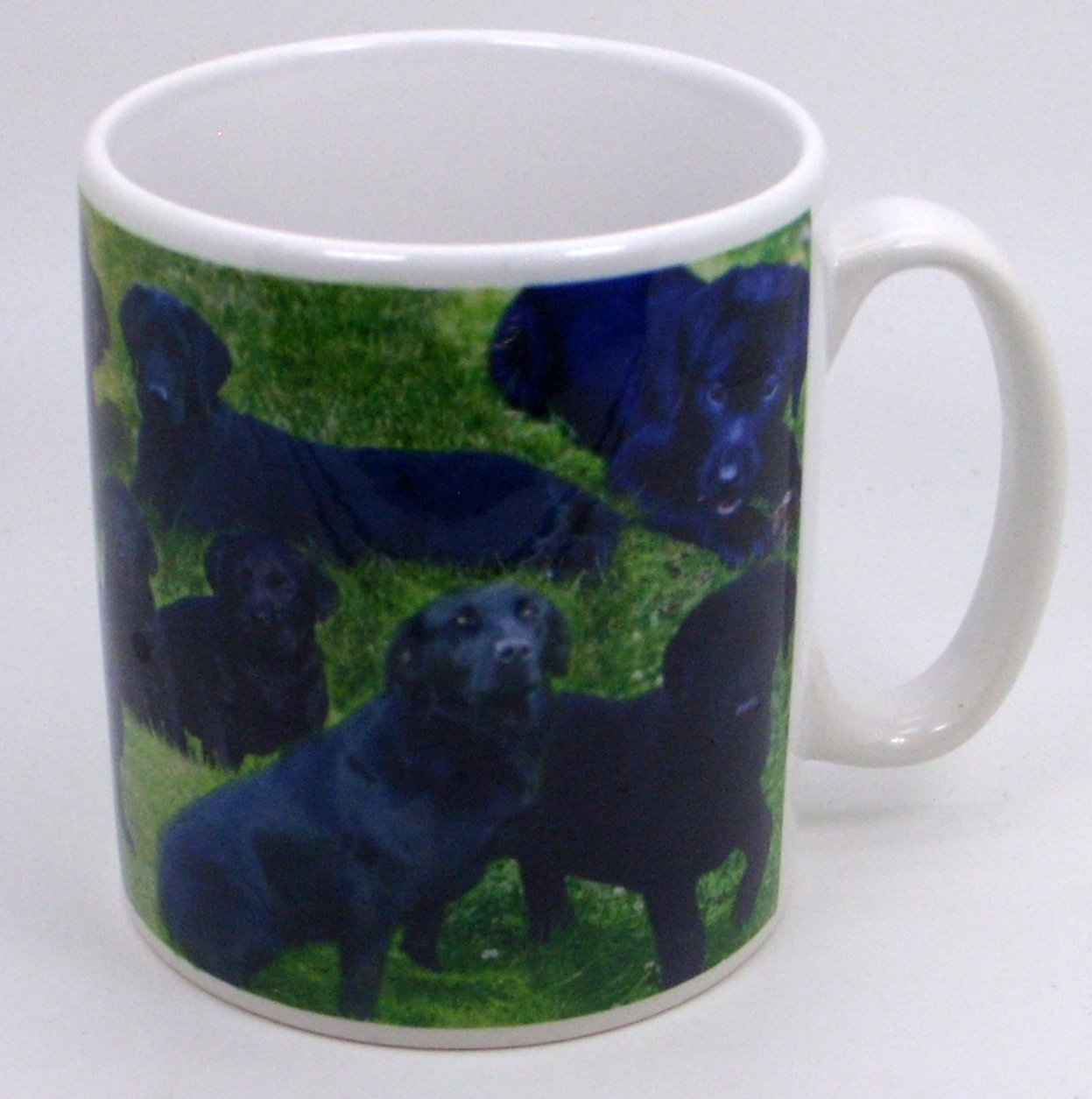 The Plate Collectors ShopBLACK LABRADOR CERAMIC/POTTERY COLLAGE 10.5 0Z MUG ~ HAND DECORATED IN STOKE ON TRENT