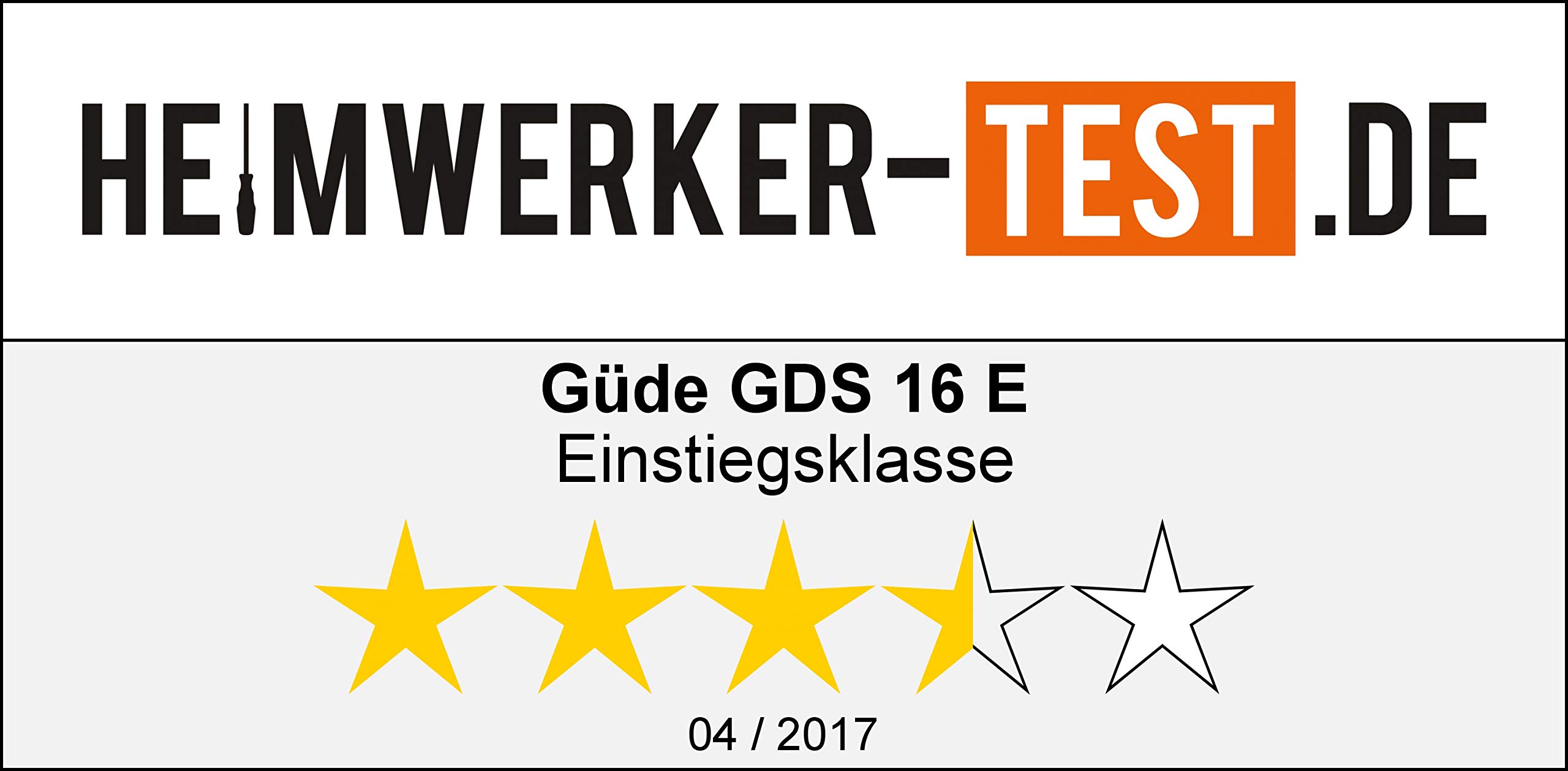 Güde Dekupiersäge GDS 16 E (120 W, stufenlose Drehzahlregulierung, Tisch 45° schwenkbar, Grundgestell aus Stahlguss, Absaugvorrichtung, für Feinschnitte, inkl. 3x Sägeblättern, Testurteil gut)