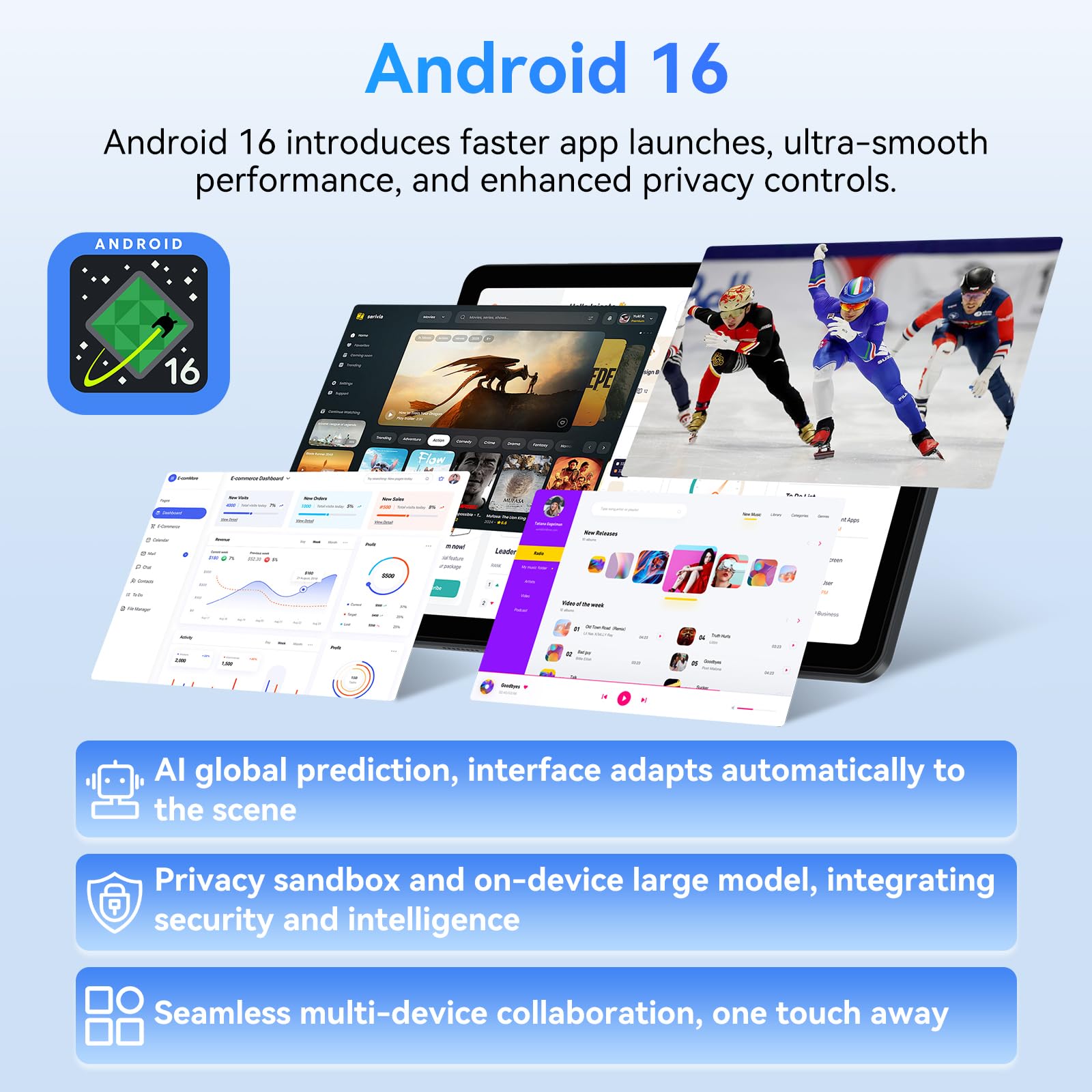 Amazon.co.jp: タブレット 2026 Android 16 タブレット 10.1インチ