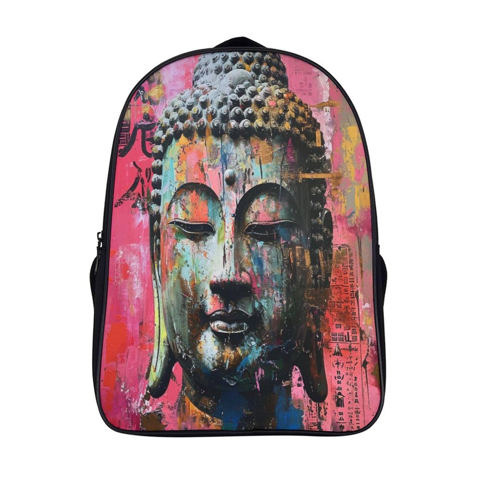 Mochila 3D estampado animado de Buda con bolsa de viaje infantil y escolar para niños 7