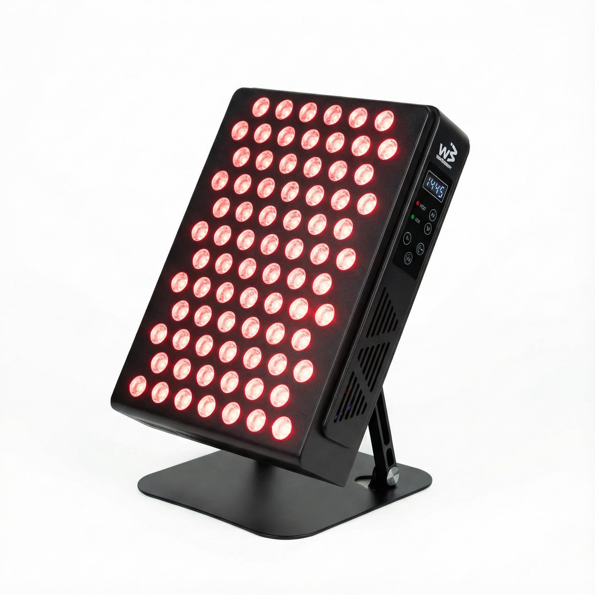 WELLBEINN Redinn Panel de Luz Roja e Infrarroja 660nm + 850nm | Panel LED para Bienestar y Cuidado Personal | Alta Intensidad | Uso Doméstico | Diseño Compacto