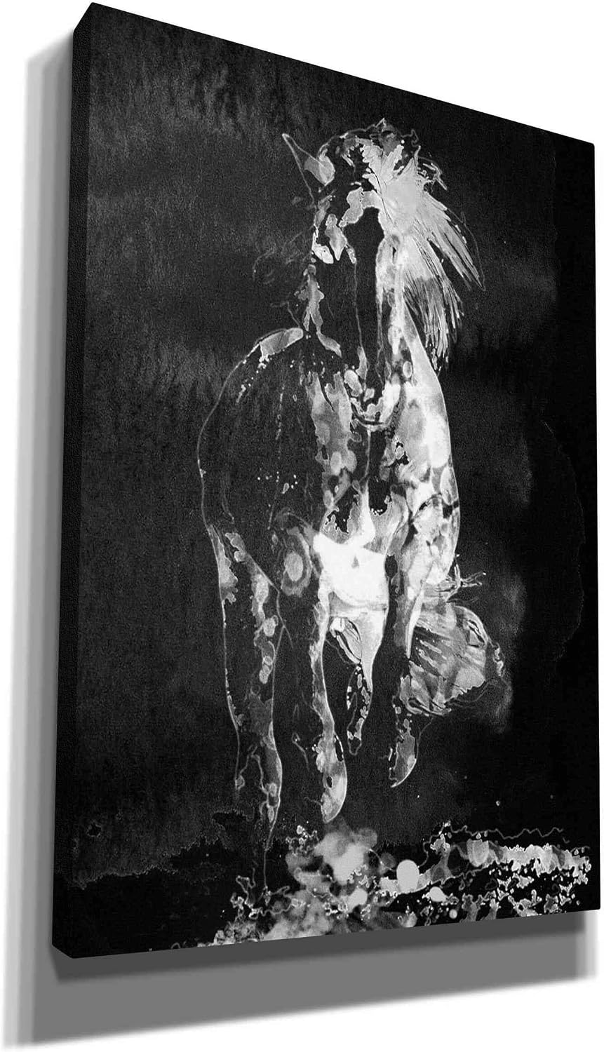 Epic Graffiti 'Wild Running Horse 3' by Irena Orlov, Canvas Wall Art, 12"x18"